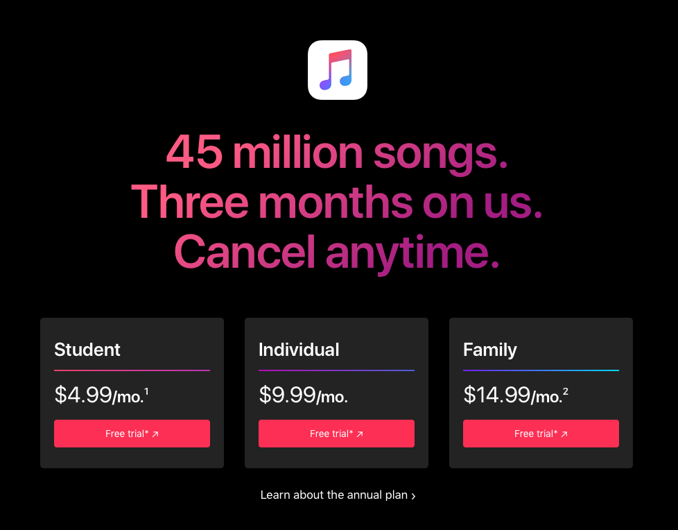 pricing-tables-apple-music
