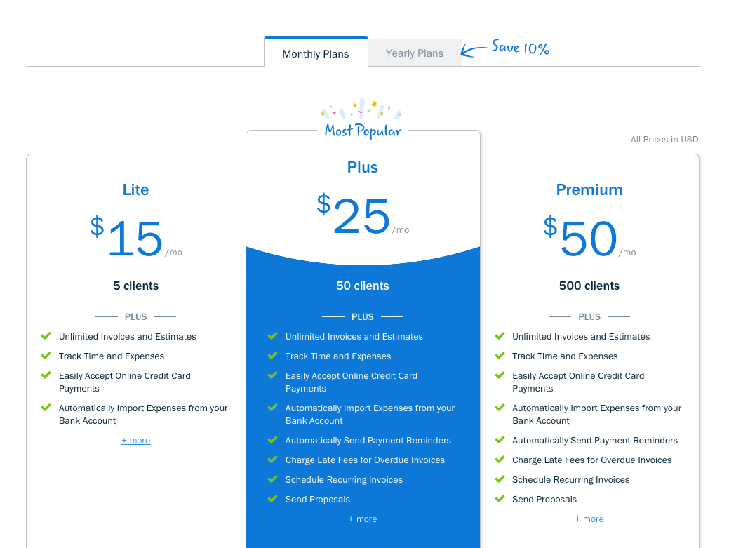 pricing-tables-freshbooks