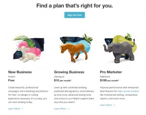 pricing-tables-mailchimp