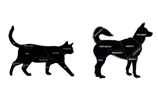 good design make complex information easier to understand - pet petting diagram